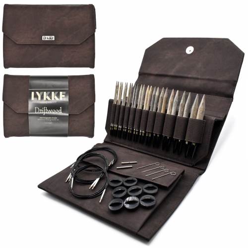 Lykke - Driftwood 5" Interchangable Circular Needle Set
