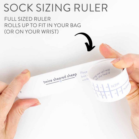 Twice Sheared Sheep - Sock Ruler Bracelet