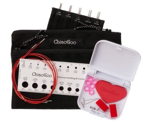ChiaoGoo - 5" TWIST RedLace MINI Interchangeable Set
