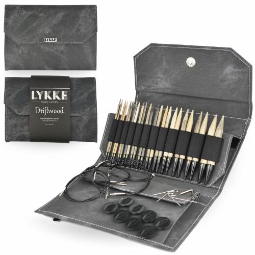Lykke - Driftwood 5" Interchangable Circular Needle Set
