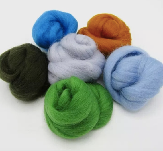 Feather Felts Fiber Bundles