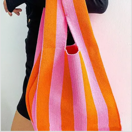 KooPros - Medium Woven Knitting Bag