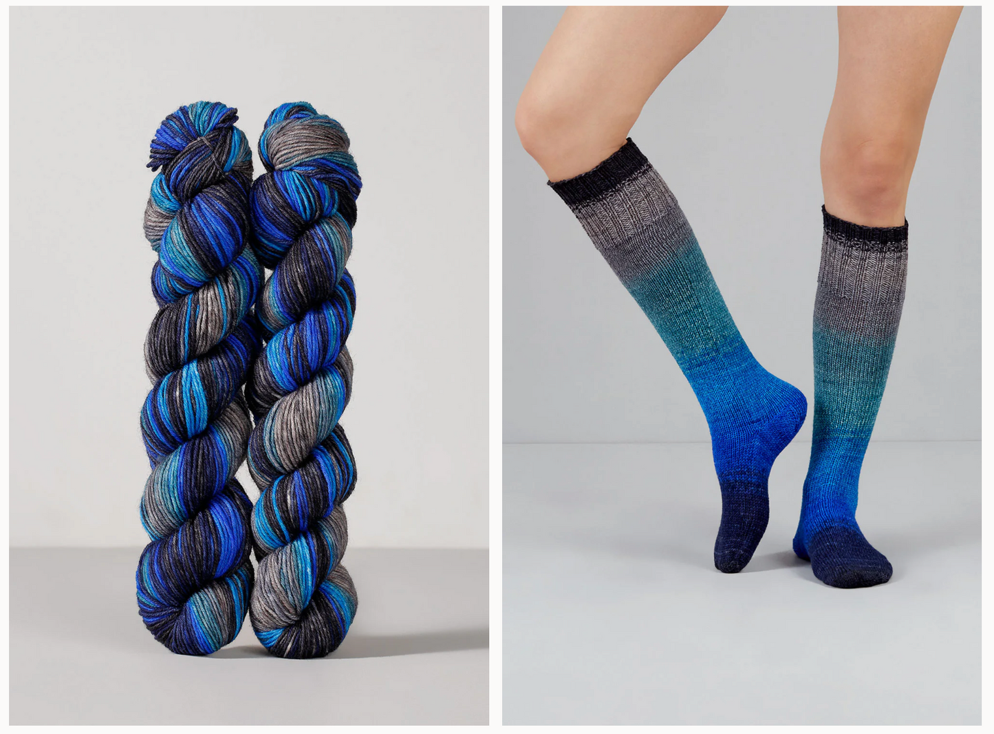 Gusto Wool - Echoes Hand Dyed Sock