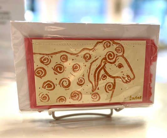 Leaping Lamb Ceramics Note Cards