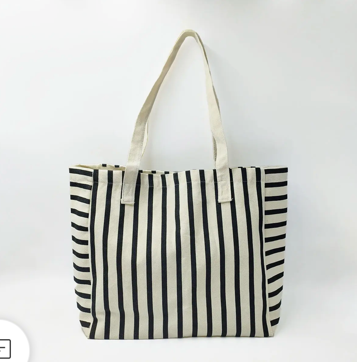KooPro - Striped Canvas Bag