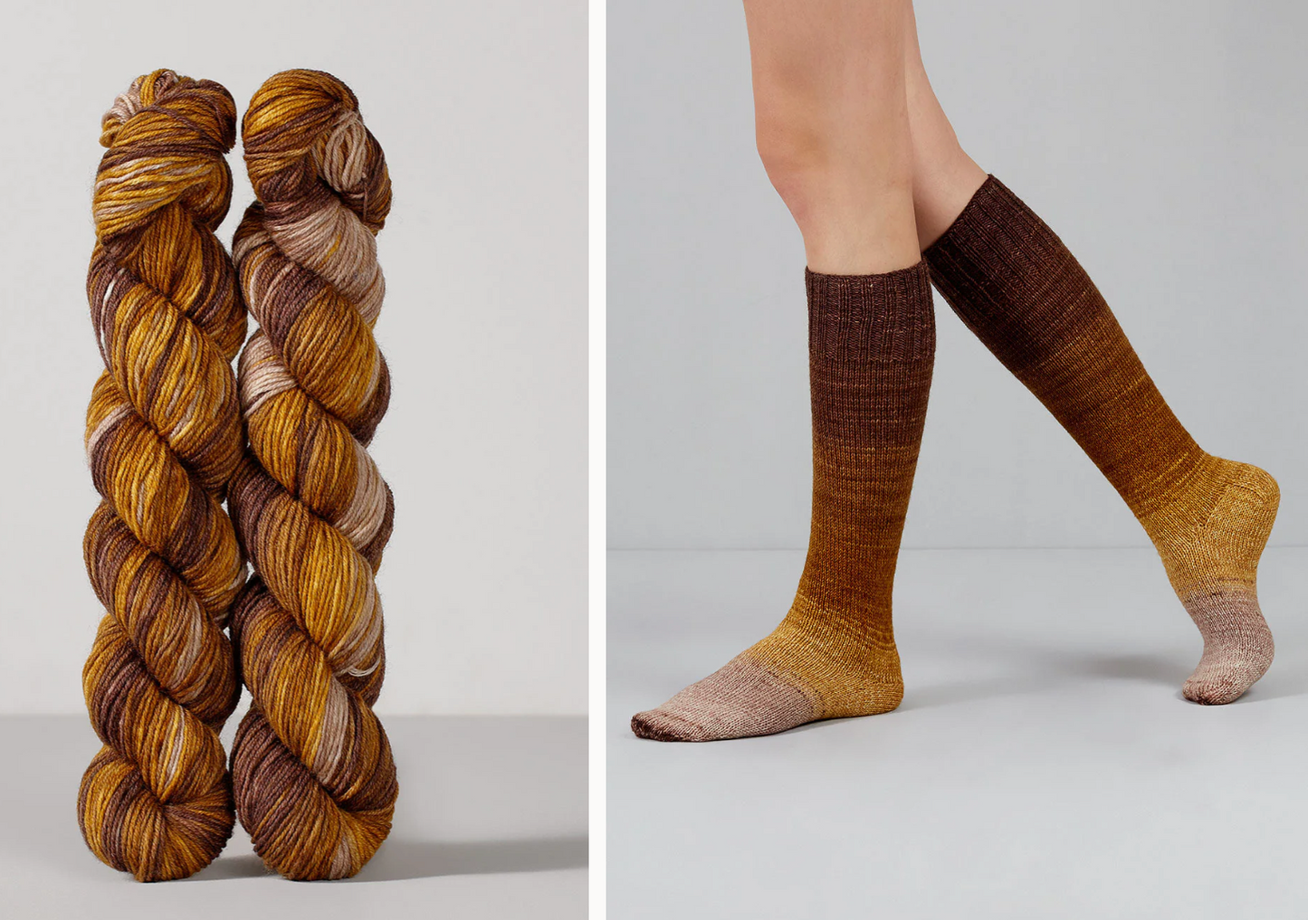 Gusto Wool - Echoes Hand Dyed Sock