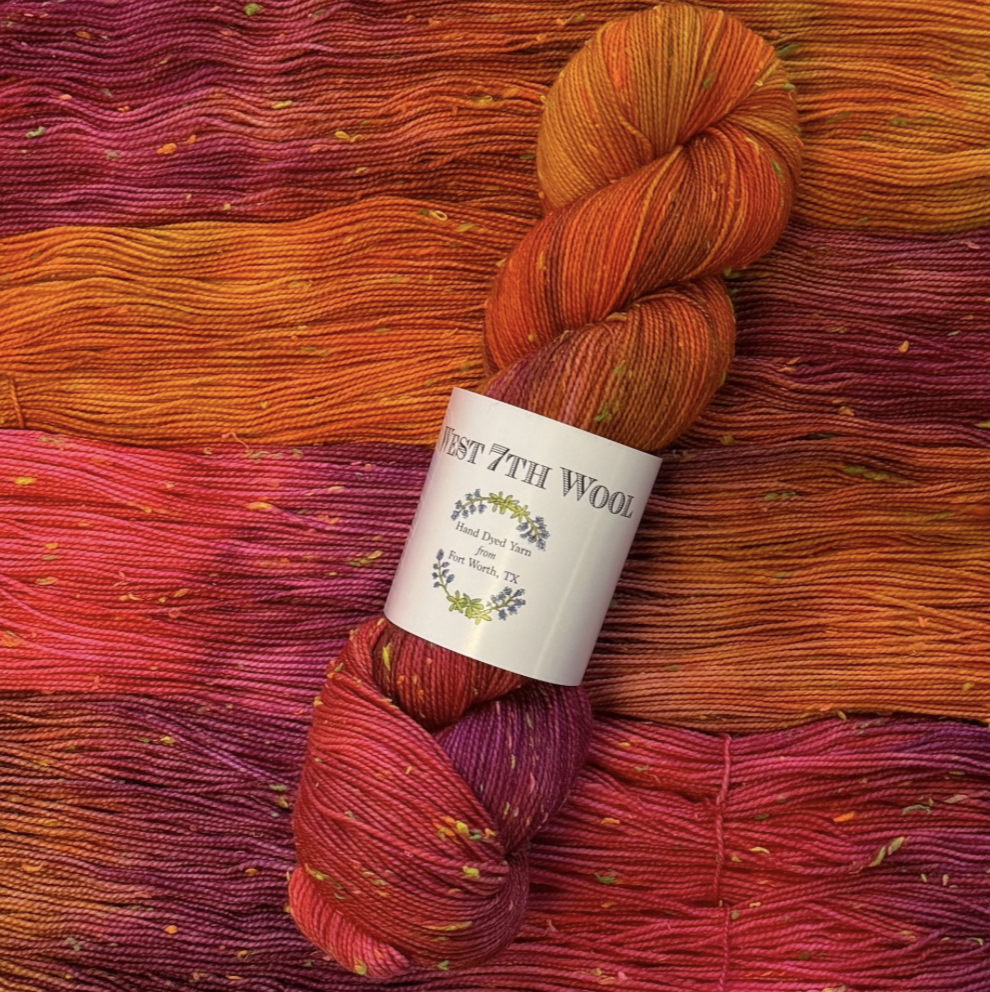 West 7th Wool - Neon Tweed Fingering
