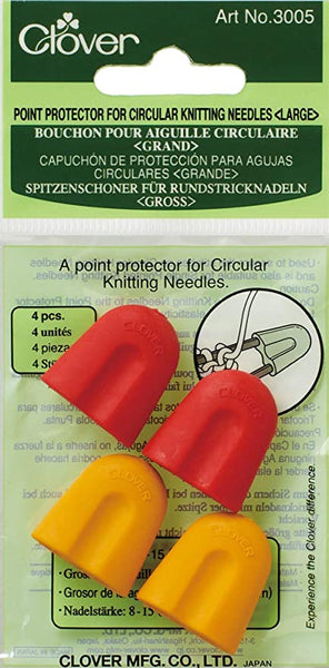 Clover - Point Protector for Circular Needles