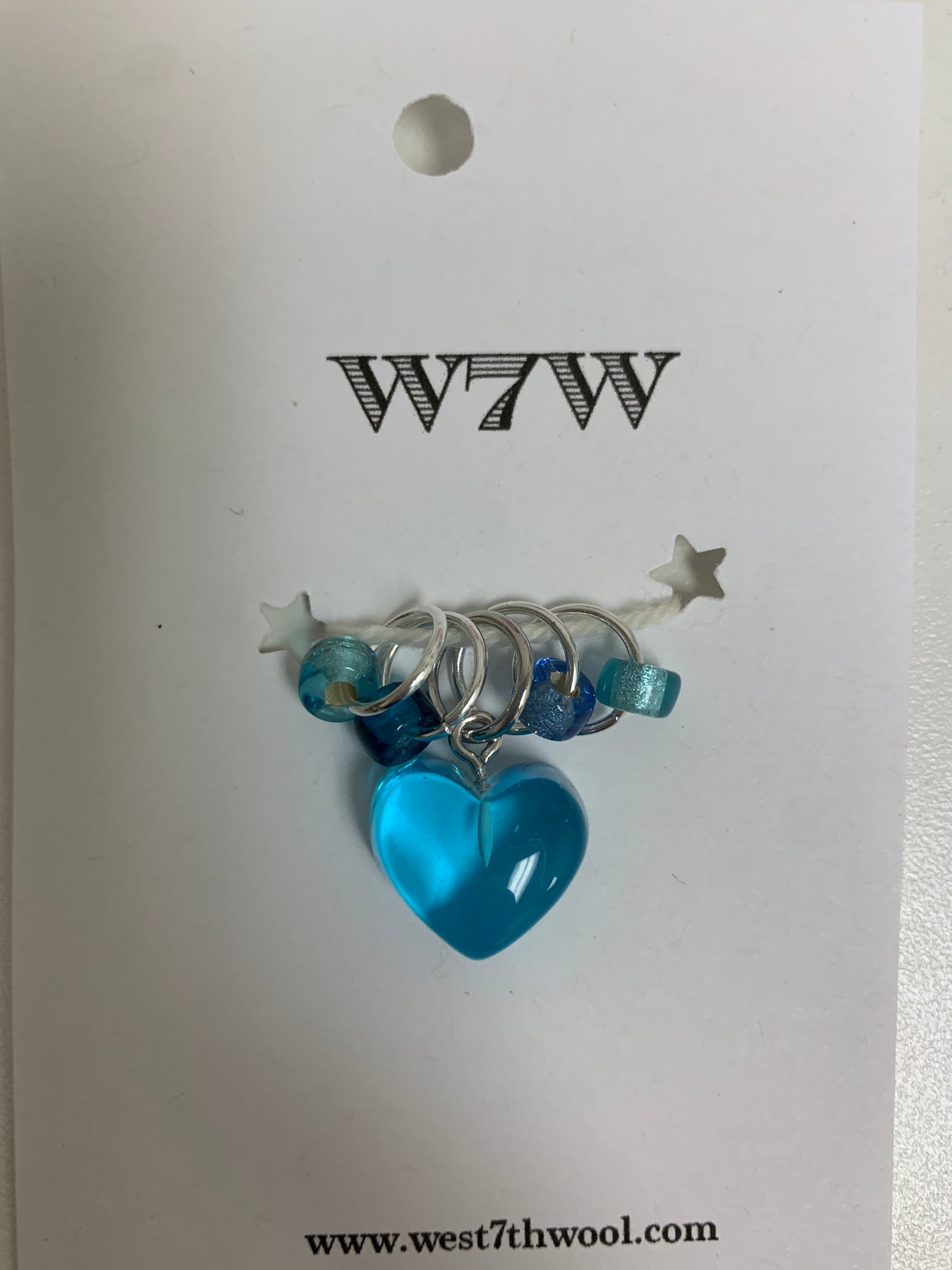 West 7th Wool - Hearts Stitch Marker Set