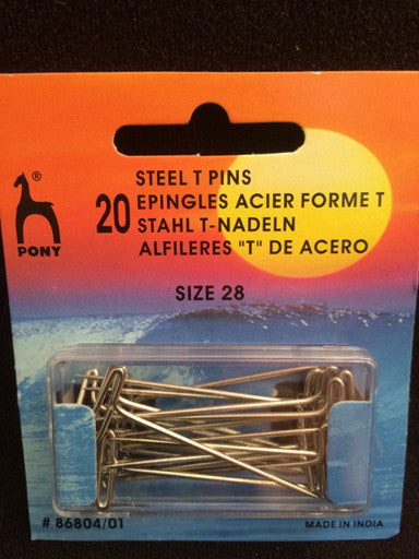 Pony - Steel T Pins 1 3/4" 20pcs